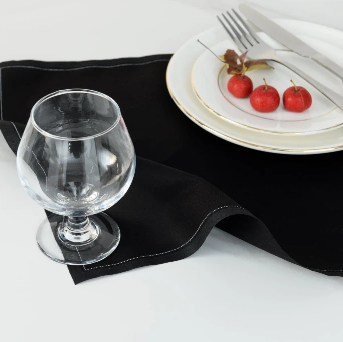 Black Dinner Napkins Black Dinner Napkins