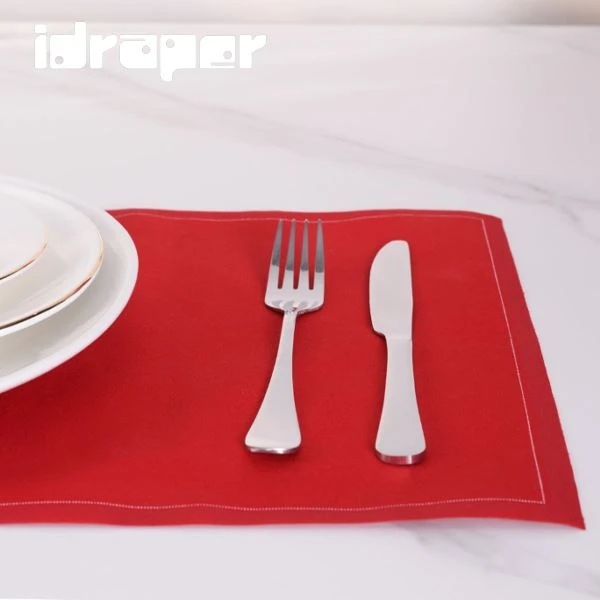 Red Custom Dinner Napkins